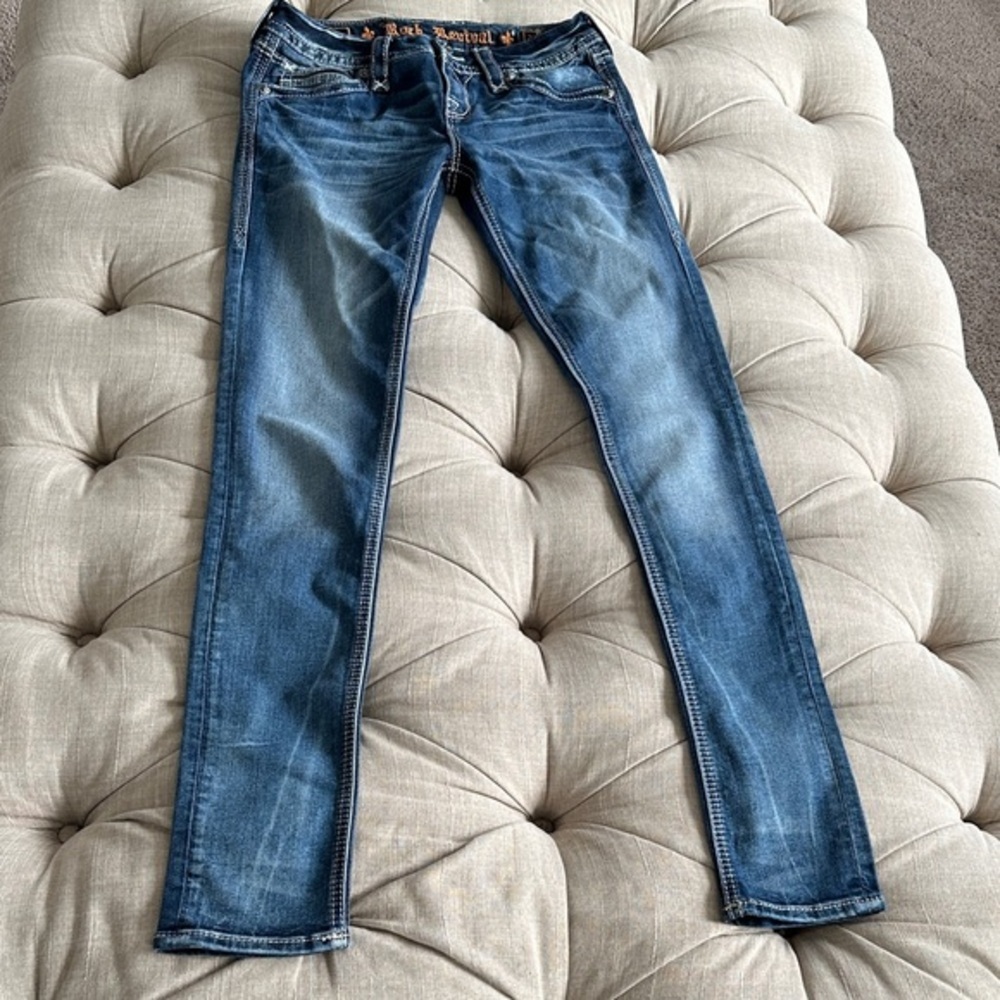 Rock Revival Women's Blue Skinny Jeans